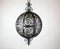 Wrought Iron Round Suspension with Interior Glass Sphere, 1930s, Image 20