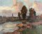 Französischer Schulkünstler, Impressionistische Landschaft, 1890er, Öl auf Leinwand, Gerahmt 2