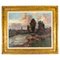 French School Artist, Impressionist Landscape, 1890s, Oil on Canvas, Framed, Image 1