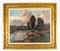 Französischer Schulkünstler, Impressionistische Landschaft, 1890er, Öl auf Leinwand, Gerahmt 12