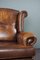 Brown Cattle Chesterfield Armchair, Image 7