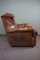 Brown Cattle Chesterfield Armchair, Image 5