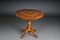 19th Century Baroque Style Inlaid Walnut Veneer Side Table 2