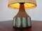 Studio Ceramic Table Lamp from Krösselbach Fayence, Germany, 1960s 16