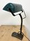 Vintage Green Enamel Bank Lamp from Horax, 1930s, Image 17