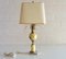 French Marble Table Lamp from Maison Charles, 1960s, Image 1