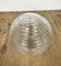 Industrial Bakelite Pendant Light with Ribbed Glass, 1970s 9