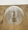 Industrial Bakelite Pendant Light with Ribbed Glass, 1970s, Image 9