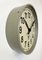 Grey Industrial Factory Wall Clock from Pragotron, 1950s 4
