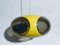 Vintage Yellow Plastic Ufo Ceiling Lamp from Massiv Belgium Lighting, 1970s 5