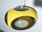 Gelbe Vintage Ufo Deckenlampe aus Kunststoff von Massiv Belgium Lighting, 1970er 11