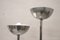 Lámpara de pie vintage de cromo y mármol, años 80, Imagen 8