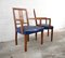 Chaises Art Déco Bleues, Set de 2 6