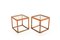 Danish Cube Tables in Oak with Glass by Kurt Østervig for KP Møbler, 1960s, Set of 2, Image 1