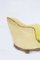 Butaca barroca de madera dorada y terciopelo amarillo, Imagen 5