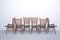 Mid-Century Dining Chairs with a High Backrest, 1960s, Set of 6 2