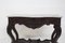 Antique Italian Walnut Wood and Marble Console, Image 4