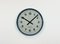 Industrial Italien Grey Wall Clock from Fratelli Solari Udine, 1970s, Image 2