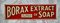 Vintage Borax Extract of Soap Advertising Sign, 1910 5