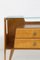 Italienisches Vintage Holz Messing & Glas Sideboard, 1950er 3