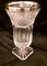 Vintage German Crystal Glass and Sterling Silver Vase from Brothers Kühn, 1970s 2