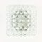 Mid-Century Bubble Glass Square Ceiling Lamp from Limburg, Germany, 1960s 1