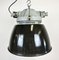 Industrial Explosion Proof Lamp with Black Enameled Shade from Elektrosvit, 1970s 5