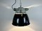 Industrial Explosion Proof Lamp with Black Enameled Shade from Elektrosvit, 1970s 10