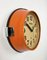 Vintage Orange Navy Wall Clock from Seiko, 1970s 4