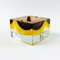 Sommerso Murano Glass Ashtray attributed to Flavio Poli for Seguso, Italy, 1970s 1