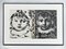 Pablo Picasso, Paloma et Claude, 20. Jh., Original-Lithographie, gerahmt 1