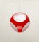 Space Age UFO Pendant Lamp attributed to Luigi Colani, 1970s 10