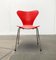 Sedie modello 3107 di Arne Jacobsen per Fritz Hansen, Danimarca, 1997, set di 4, Immagine 1