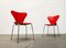 Model 3107 Chairs by Arne Jacobsen for Fritz Hansen, Denmark, 1997, Set of 2 3