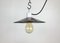 Industrial Red Enamel Pendant Light, 1970s, Image 1