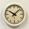 Beige Industrial Factory Wall Clock from Siemens, 1950s 5