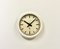 Reloj de pared de fábrica industrial beige de Siemens, años 50, Imagen 2