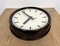 Industrial Bakelite Factory Wall Clock from Pragotron, 1960s 7