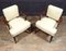 French Art Deco Leather and Macassar Ebony Chairs, 1920s, Set of 2 10