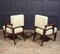 French Art Deco Leather and Macassar Ebony Chairs, 1920s, Set of 2 14