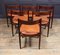 Italian Rosewood Dining Chairs by Frattini, 1960s, Set of 6 10