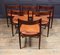 Italian Rosewood Dining Chairs by Frattini, 1960s, Set of 6, Image 10