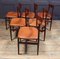 Italian Rosewood Dining Chairs by Frattini, 1960s, Set of 6 11