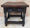 Mid-Century Spanish Carved Side Table with One Drawer, 1940 8