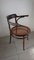 Office Chairs in Bentwood with Dark Brown Wickerwork, Image 1