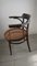 Office Chairs in Bentwood with Dark Brown Wickerwork, Image 3