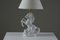 Cabor Horse Table Lamp in White Ceramic, France, 1980s 3