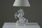 Cabor Horse Table Lamp in White Ceramic, France, 1980s, Image 3
