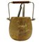 Goatskin and Brass Ice Bucket by Aldo Tura for Macabo, Italy, 1950s 1