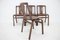 Beech Dining chairs attributed to Ton for Thonet, 1980s, Set of 2 9